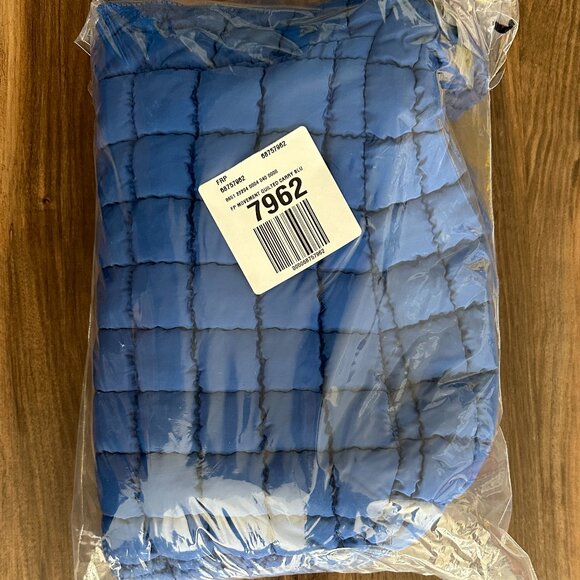 Free People Quilted Carryall LAPIS BLUE - Last One in Stock! - Picture 6 of 13